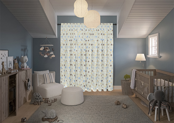 Balloon Festival, Skyline - Made to Measure Curtains - Image 15